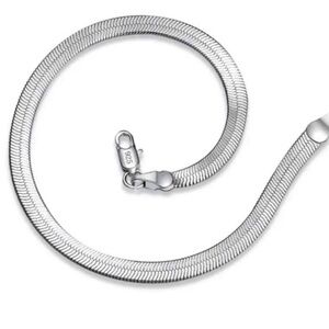 Sterling Silver Herringbone Bracelet
